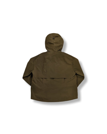 KEY ITEM - JACKET  防潑水收納口袋風衣（軍綠色）