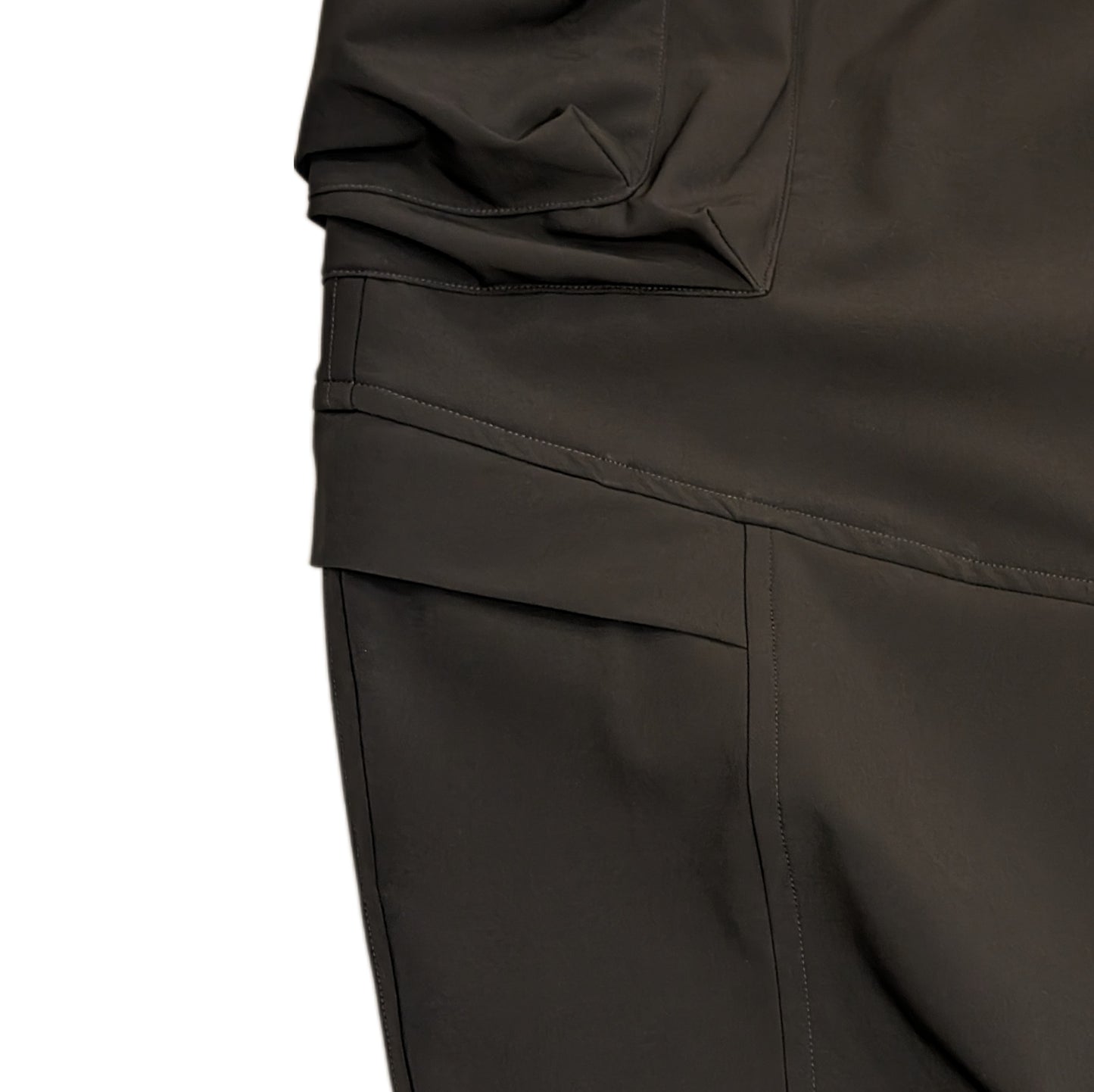 Multi-pocket water-repellent functional pants (dark dark green)