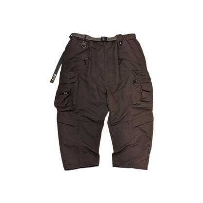 Multi-pocket water-repellent functional pants (brown)