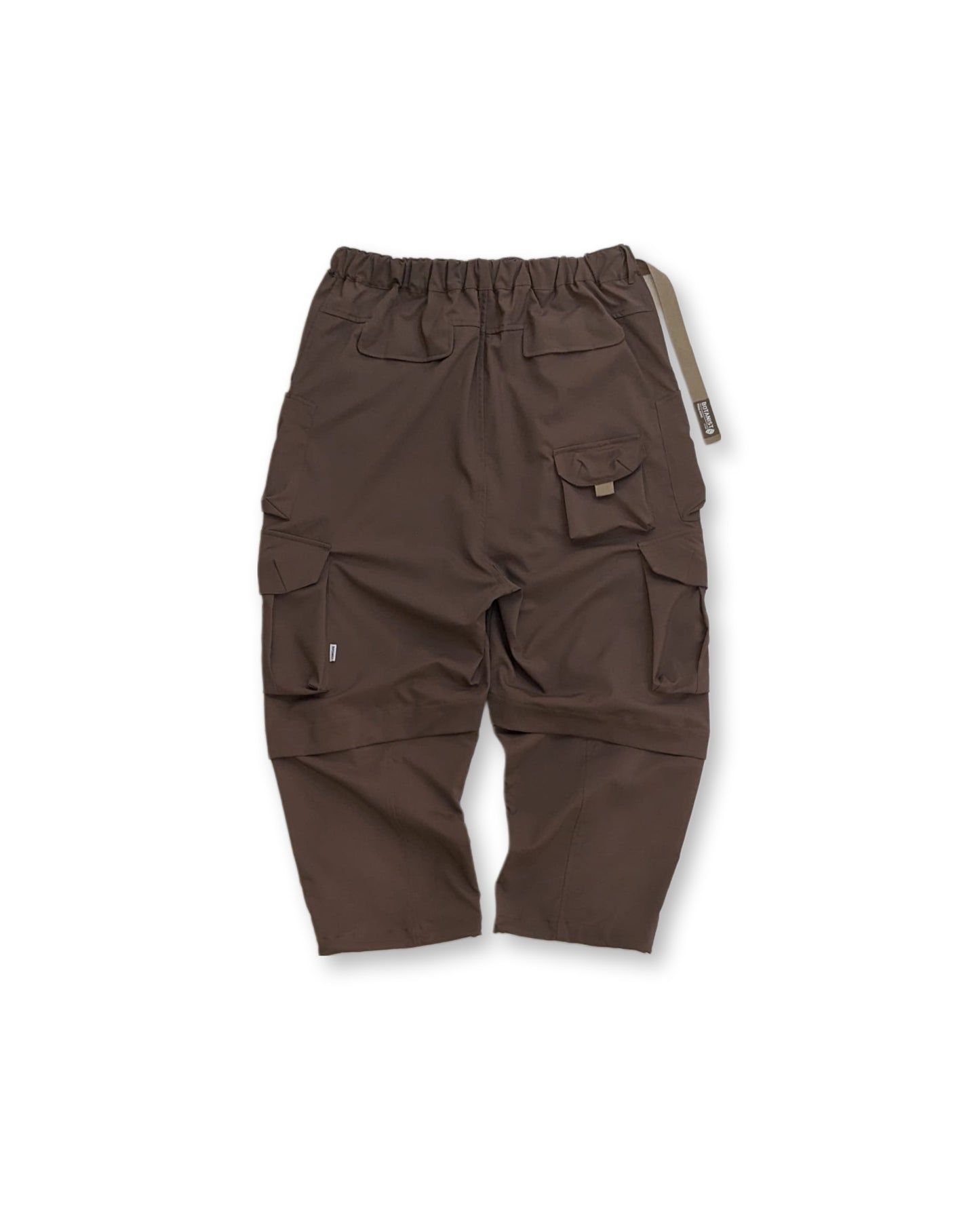 Multi-pocket water-repellent functional pants (mud color)