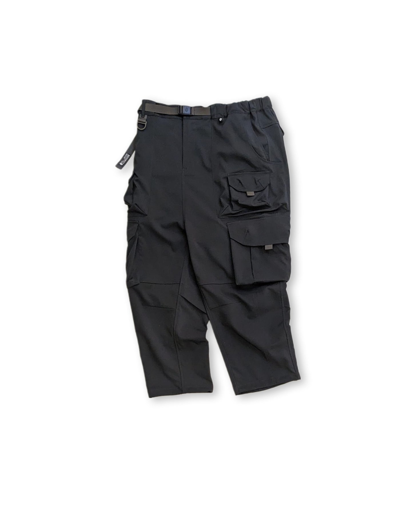 Multi-pocket water-repellent functional pants (charcoal gray)