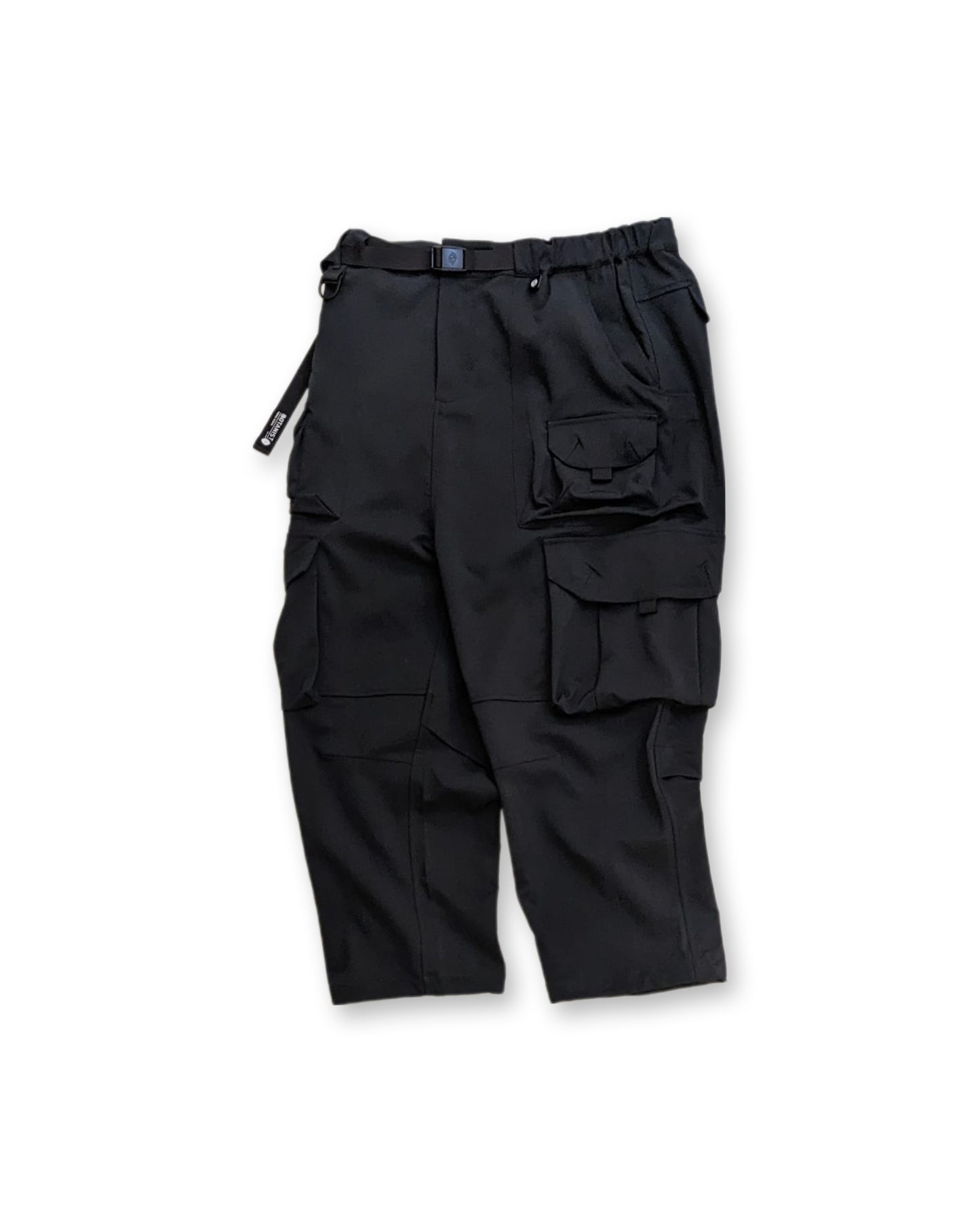 Multi-pocket water-repellent functional pants (dark dark green)