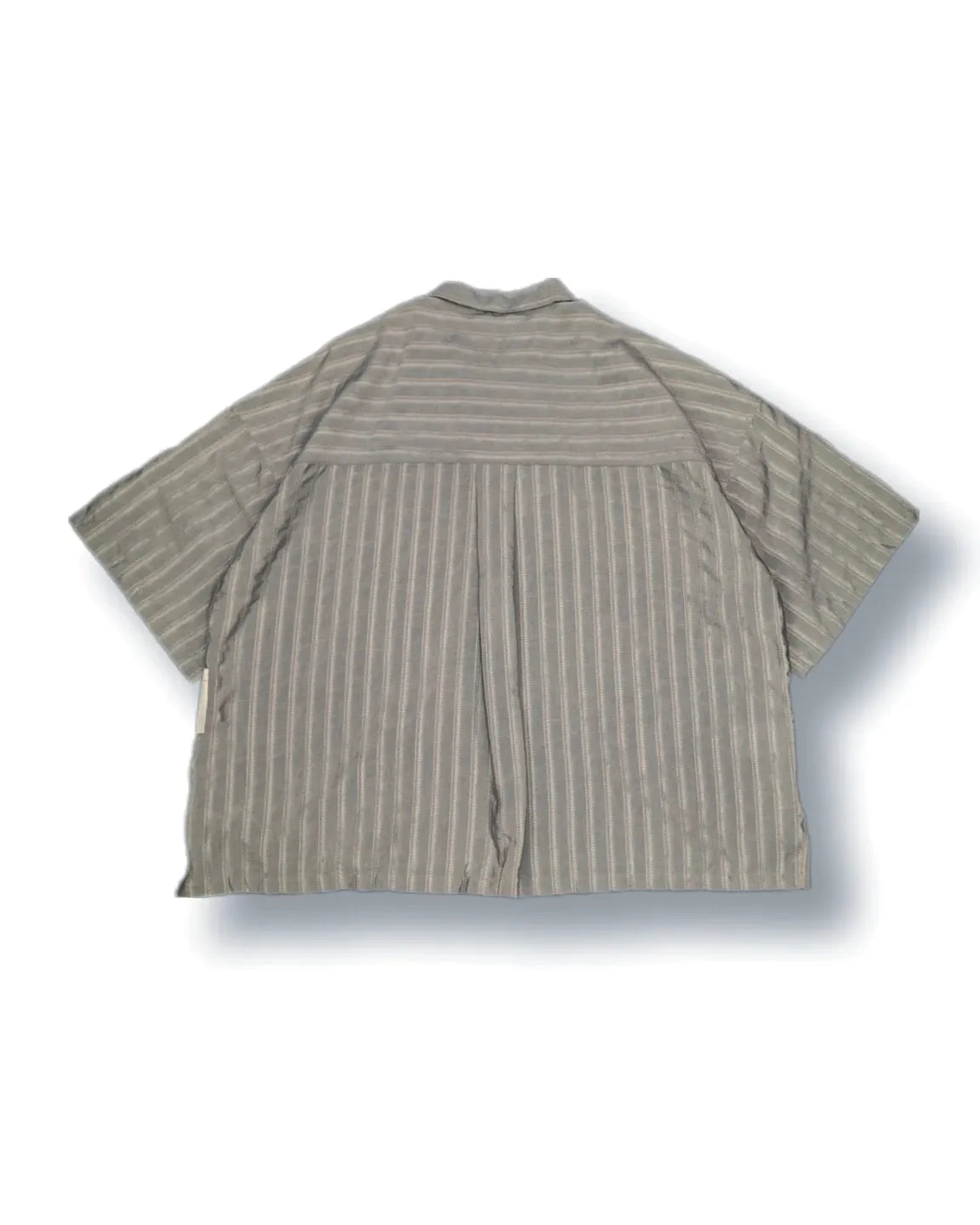 Tancha Japanese jacquard striped shirt (grey)